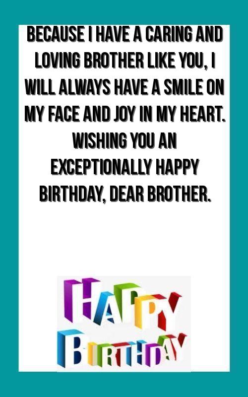 birthday wishes to brother wife